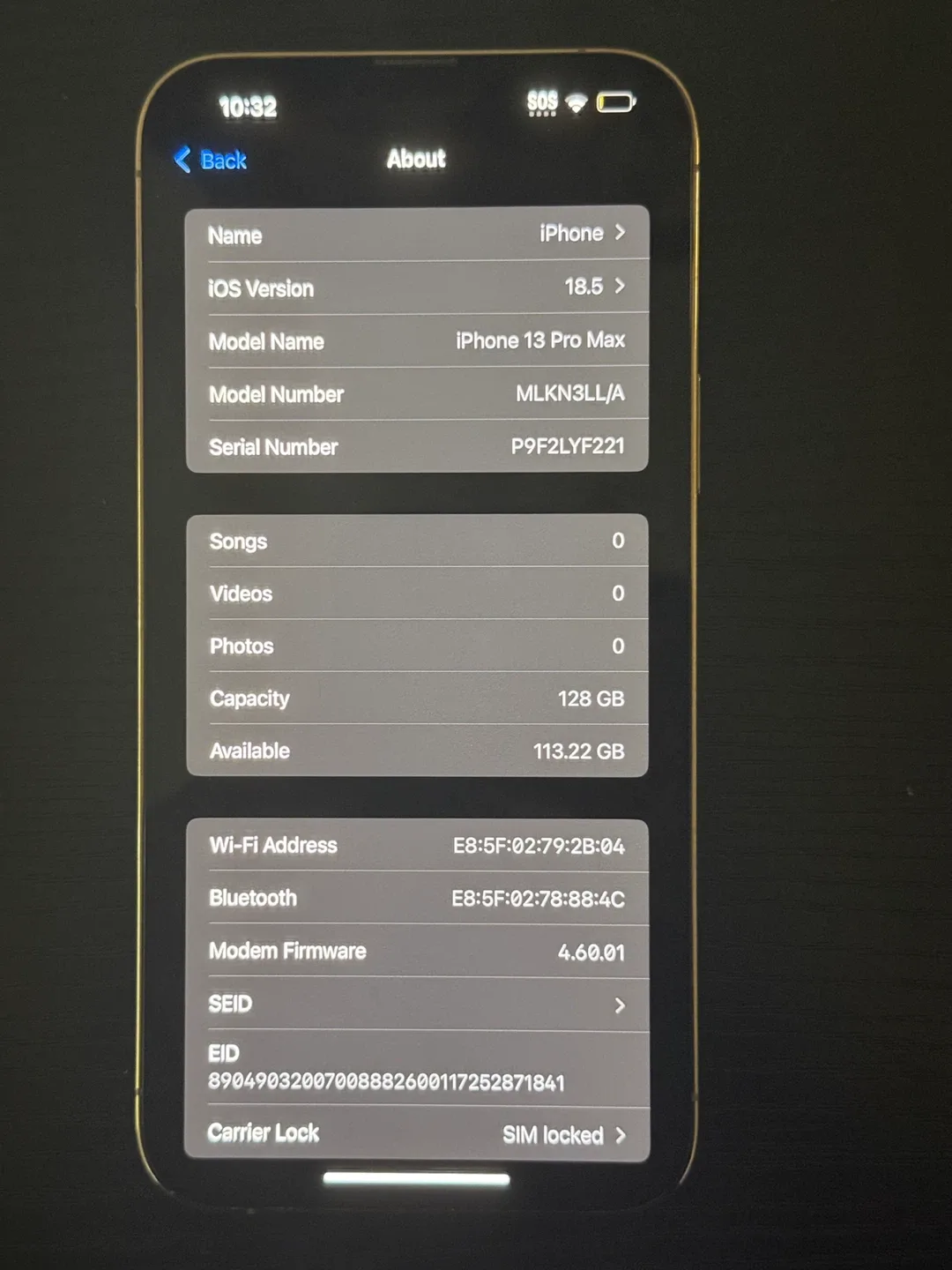 Apple iPhone 13 Pro Max 128GB Gold image indicator(2)