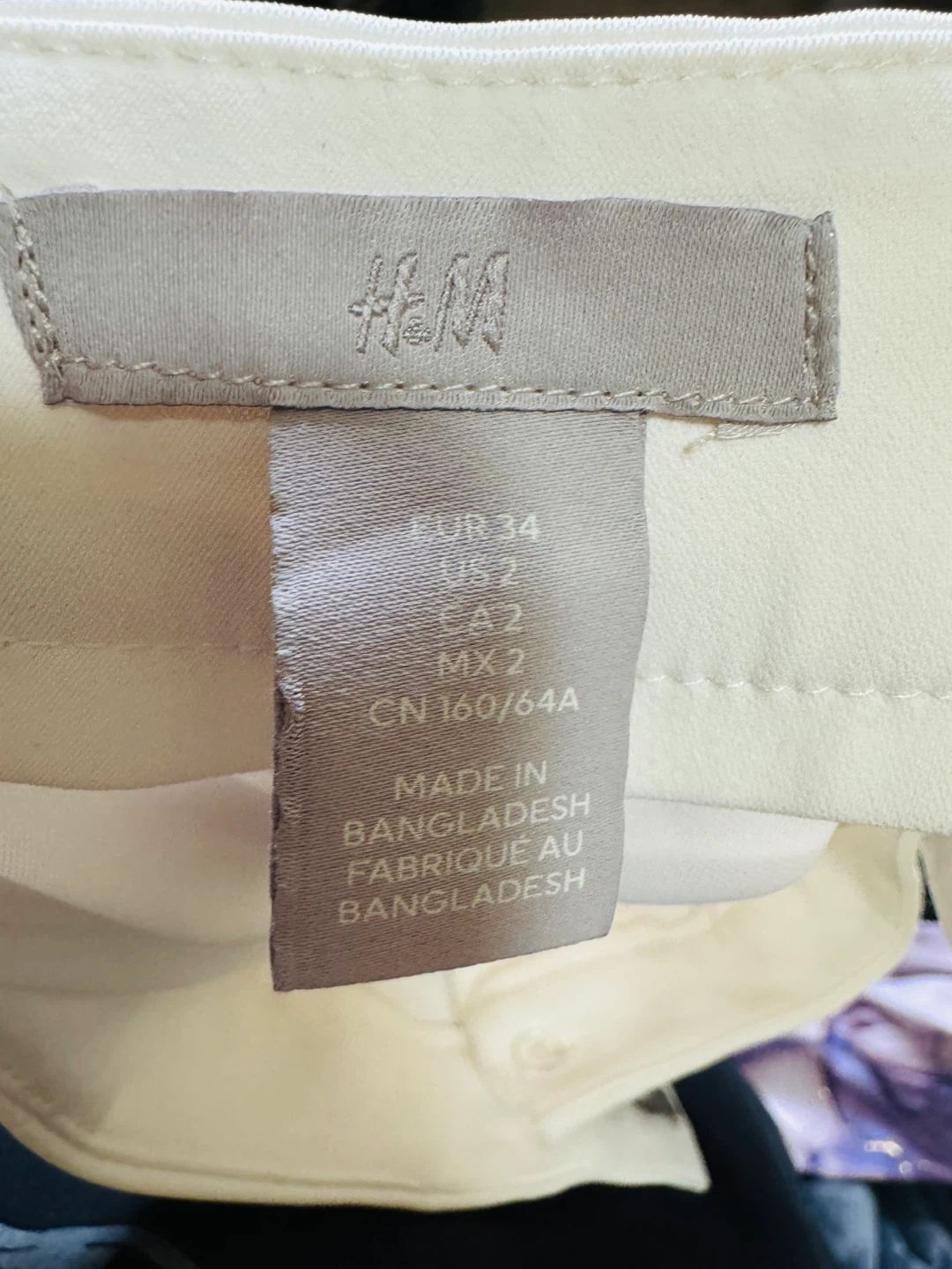 H&M White Dress Pants - Size 2 - photo 3