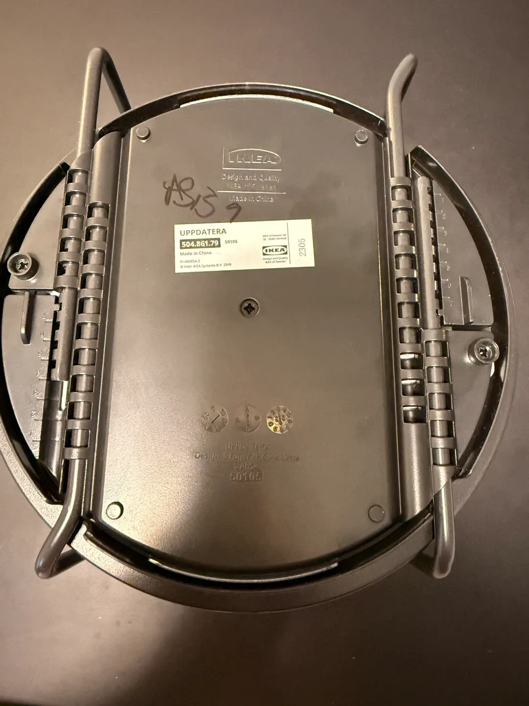 IKEA UPPATERA Plate Holder, Anthracite image indicator(6)