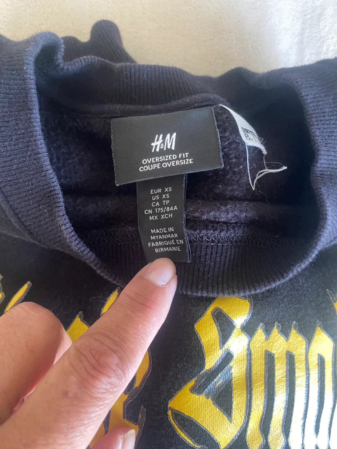 Biggie Smalls Oversized Sweatshirt - XS image indicator(2)