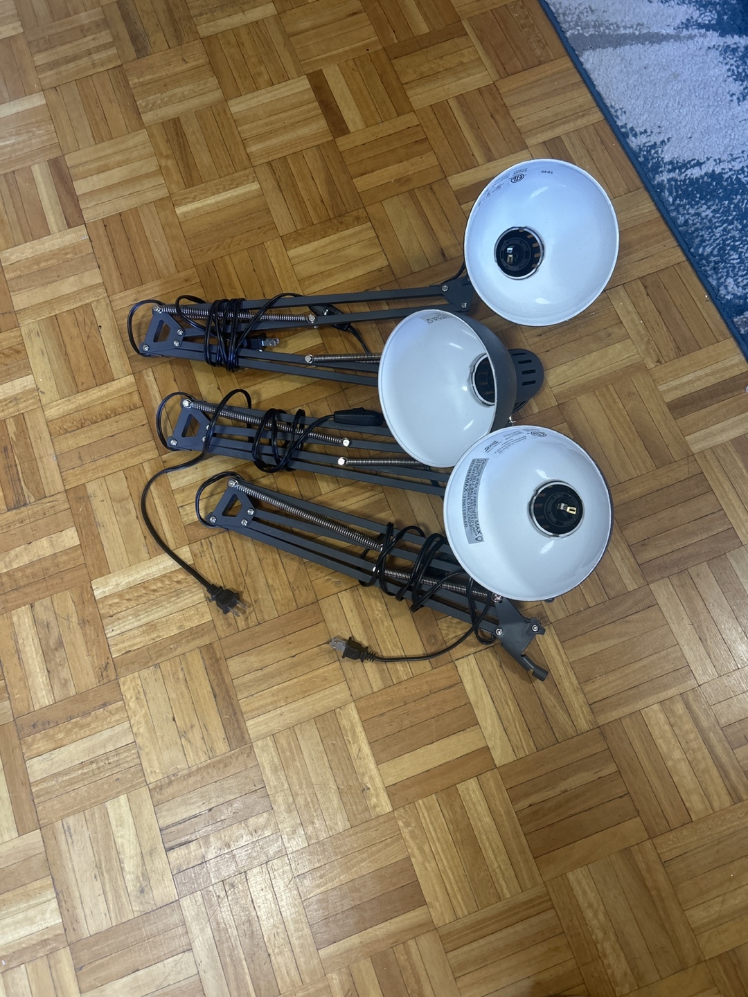 Adjustable Desk Lamps - Set of 3