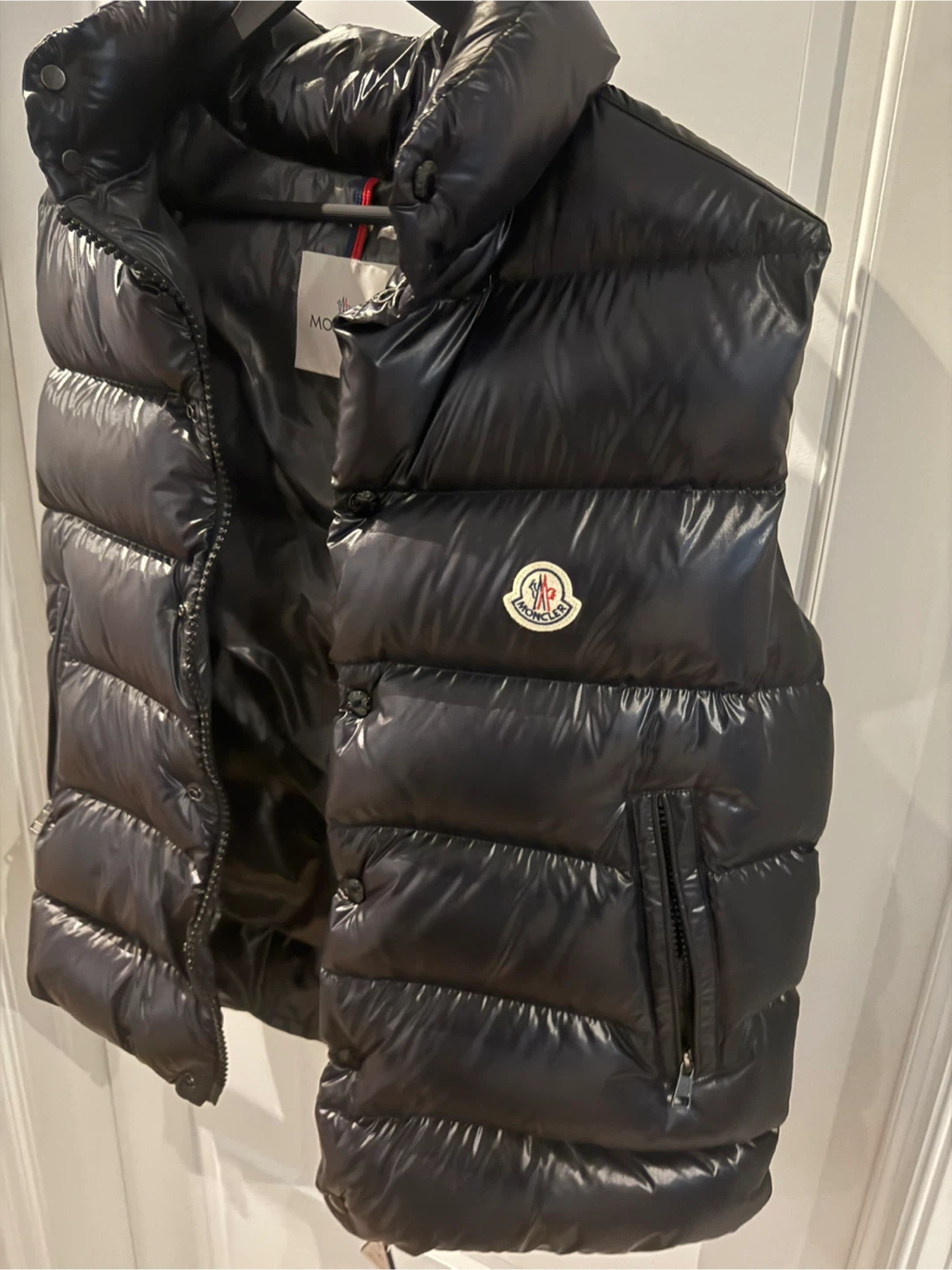 Moncler Black Padded Vest