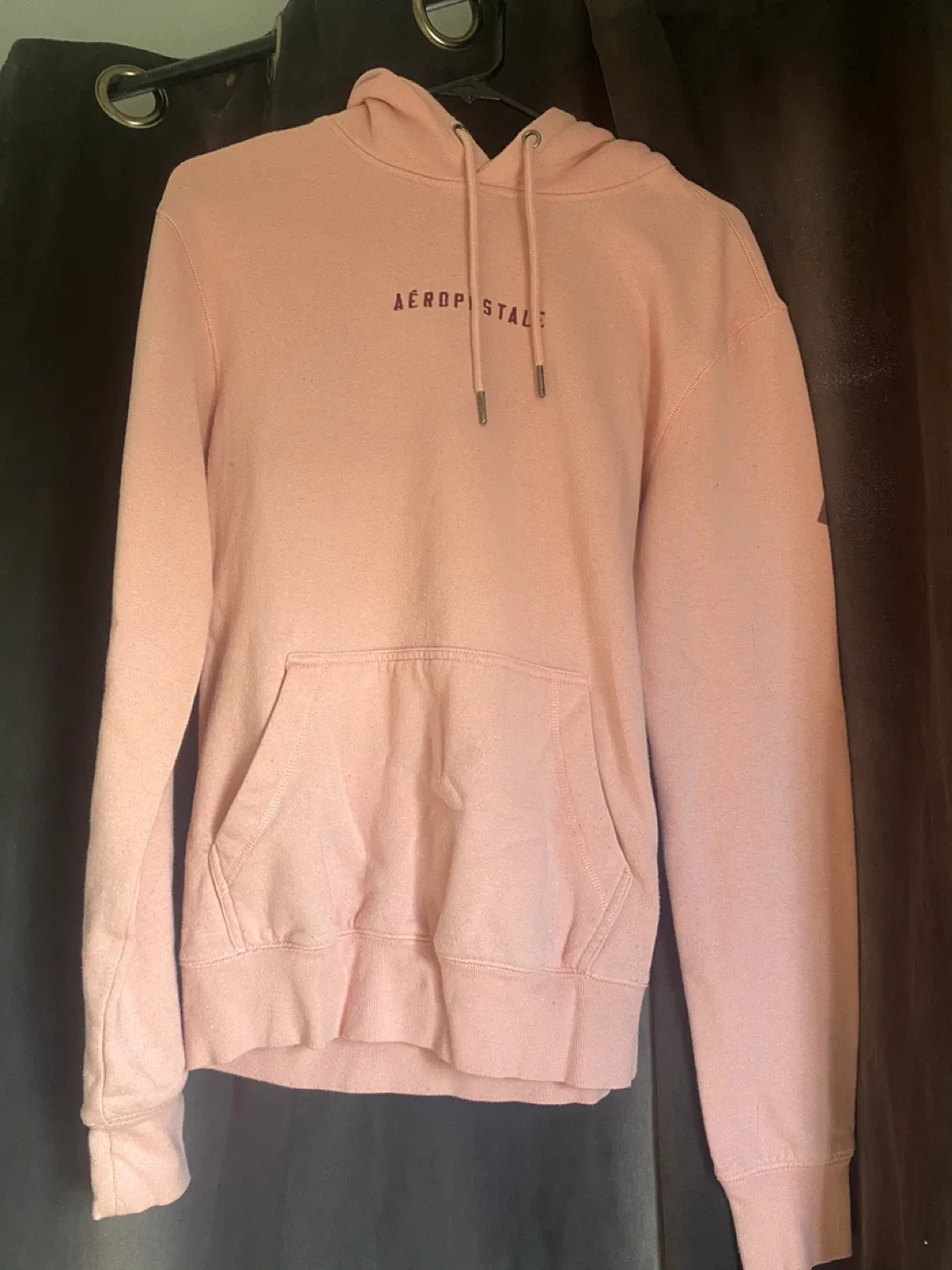 Aeropostale Pink Hoodie - Size S thumbnail