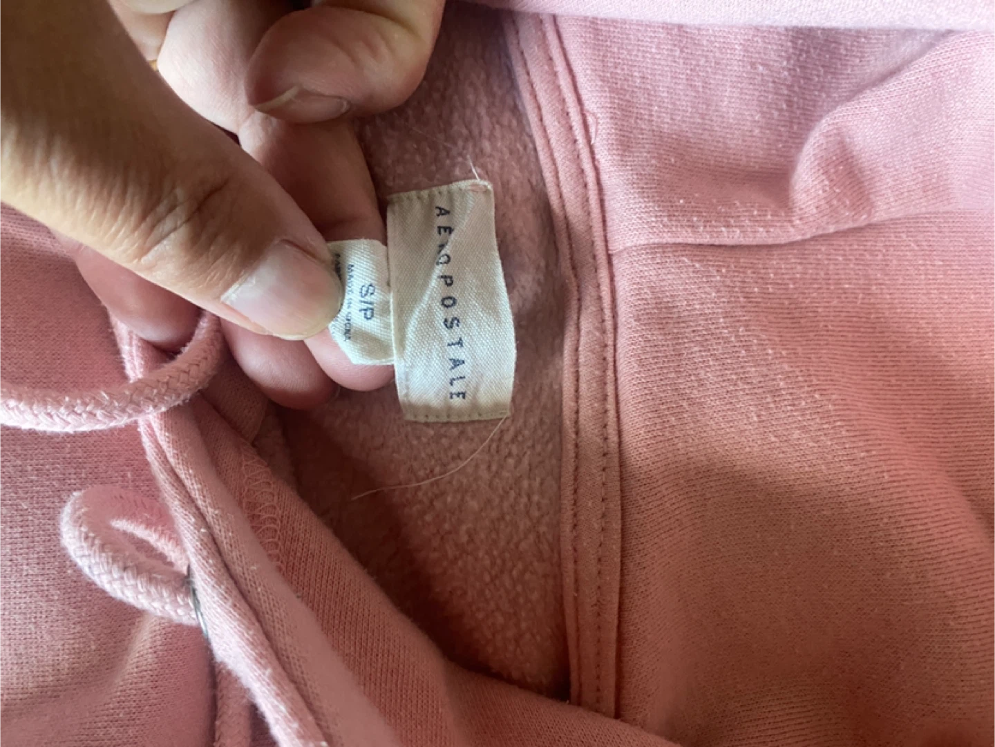 Aeropostale Pink Hoodie - Size S - photo 3