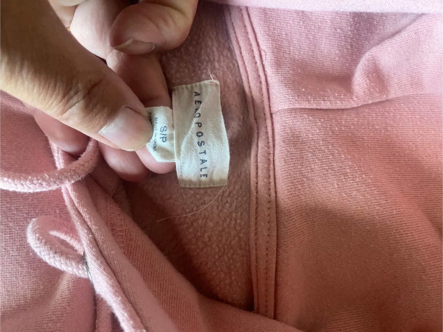 Aeropostale Pink Hoodie - Size S image indicator(3)