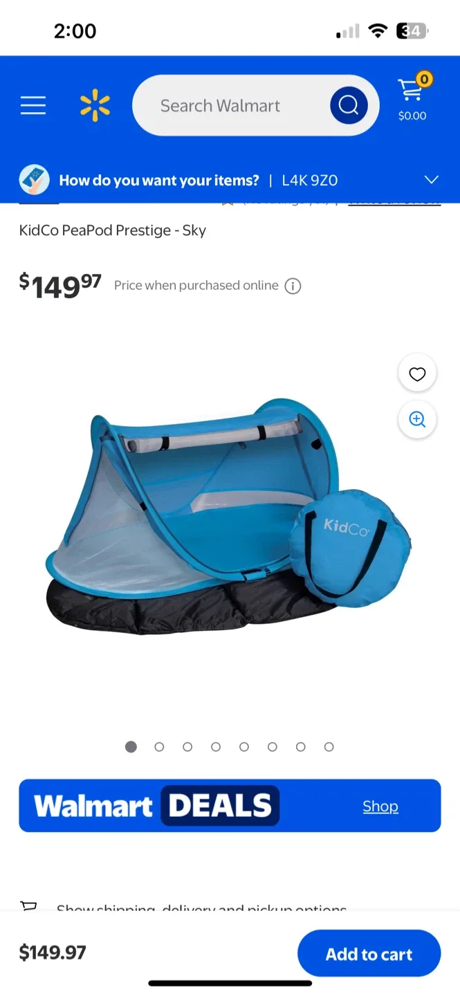 KidCo PeaPod Prestige + airbed image indicator(4)