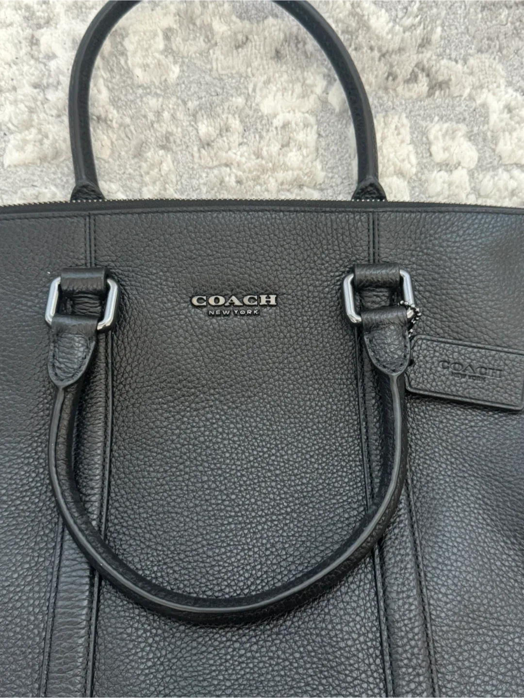 Coach Caleb Work Bag in Black image indicator(4)