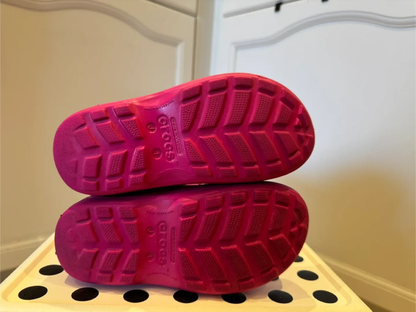 Crocs kids Pink Handle Rain Boots - Size J1 image indicator(5)