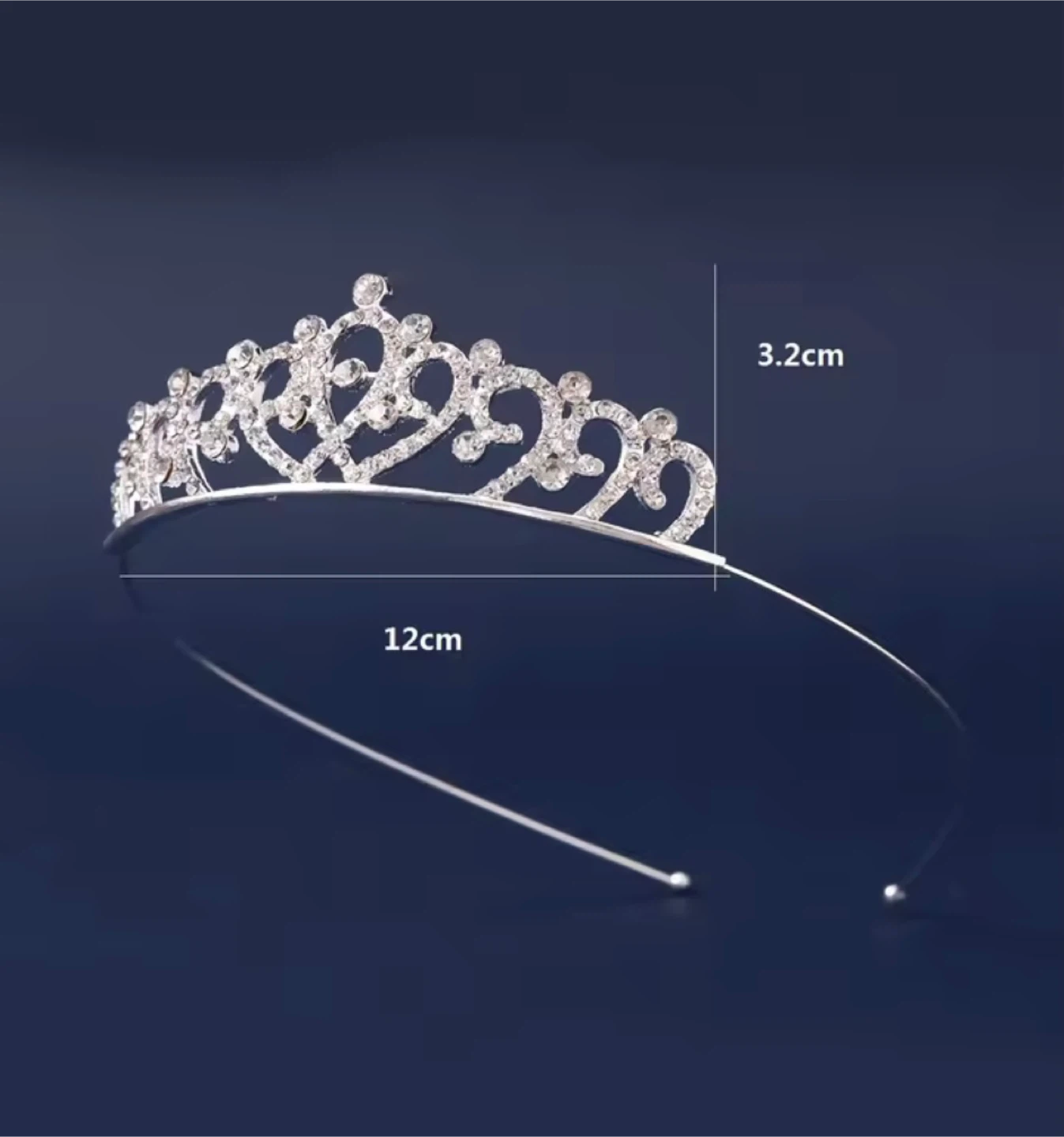 New Rhinestone Tiara Crown Headband - photo 3
