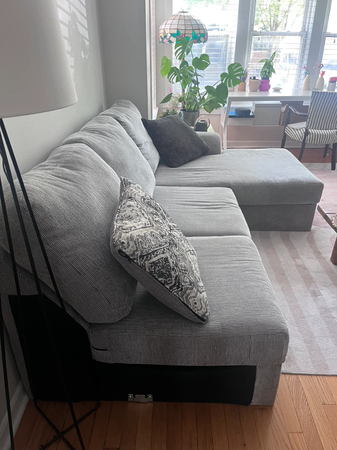 Gray Sectional Sofa - photo 2