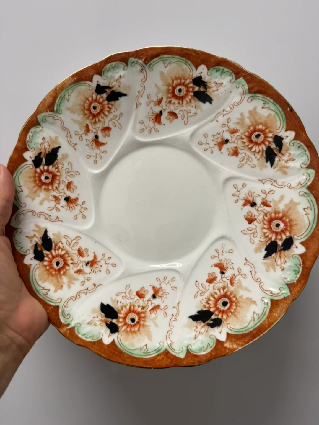 🧡Kay & Co Ltd Worcester Floral Plate thumbnail