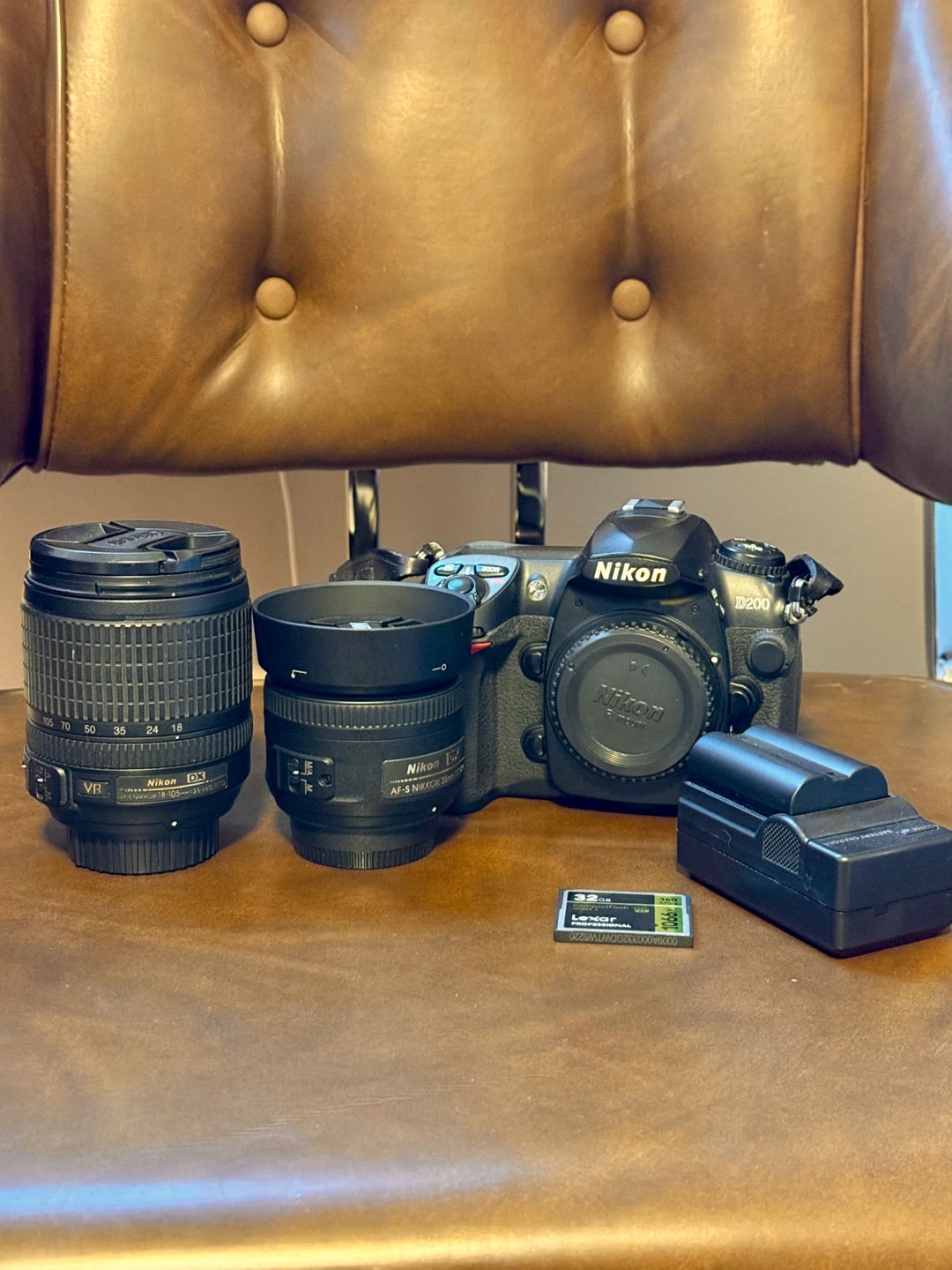 Nikon D200 with 2 lenses and accessories