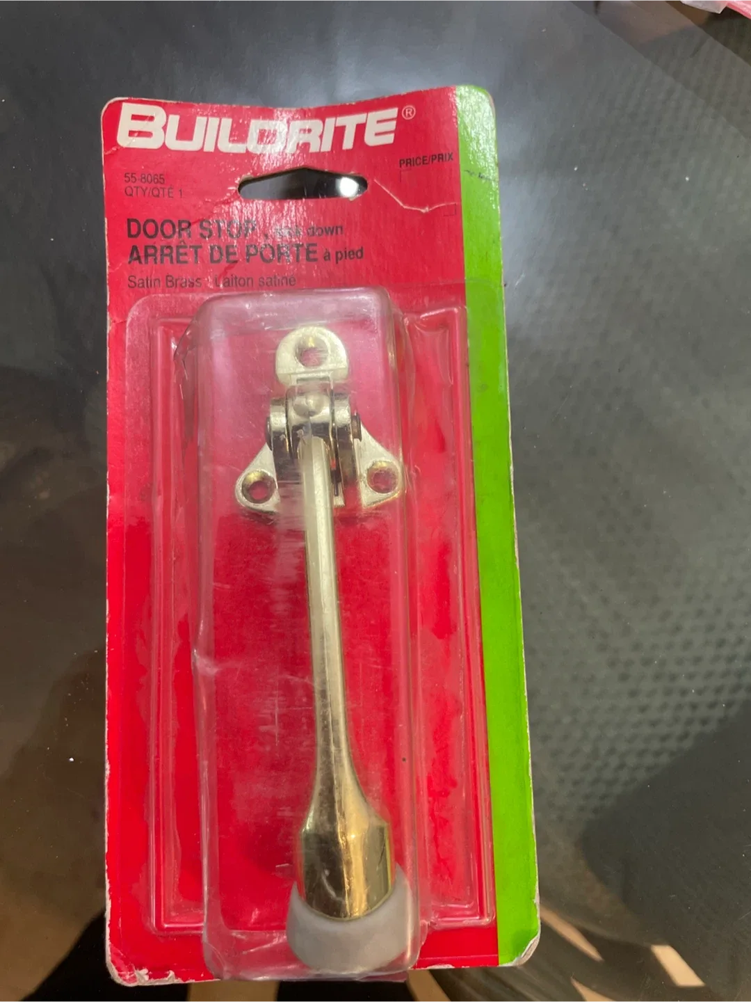 Buildrite Door Stop - Satin Brass thumbnail