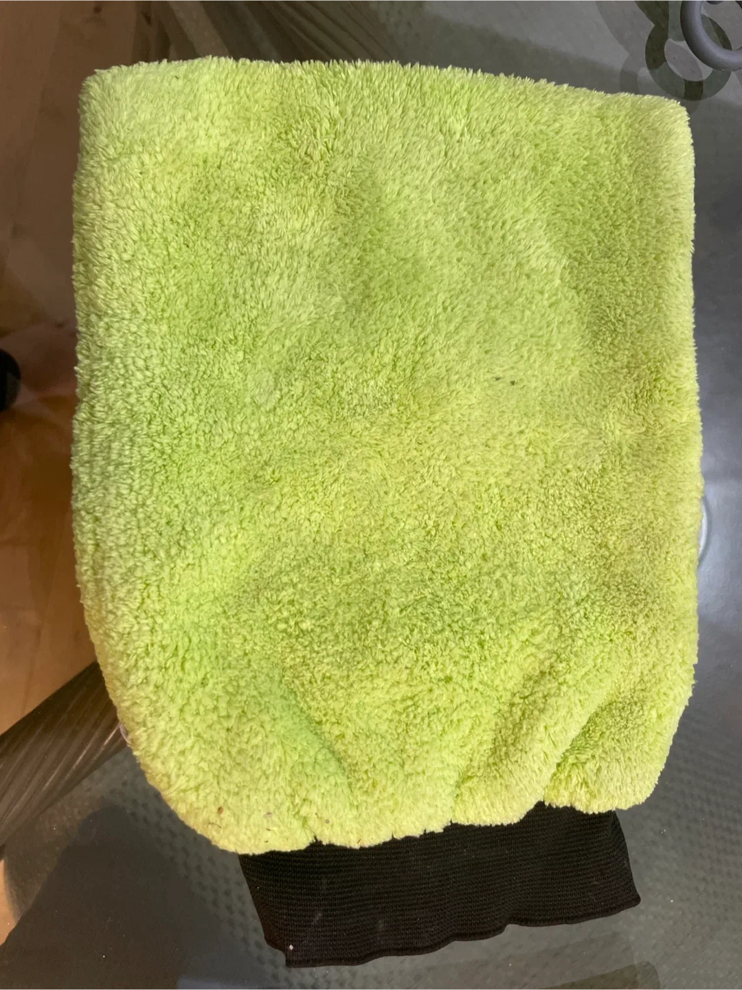 Green Microfiber Car Wash Mitt thumbnail