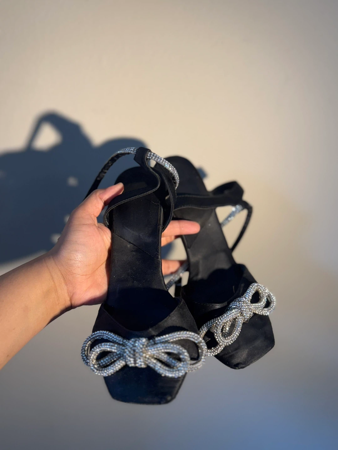 Call It Spring Black Heels, Size 8