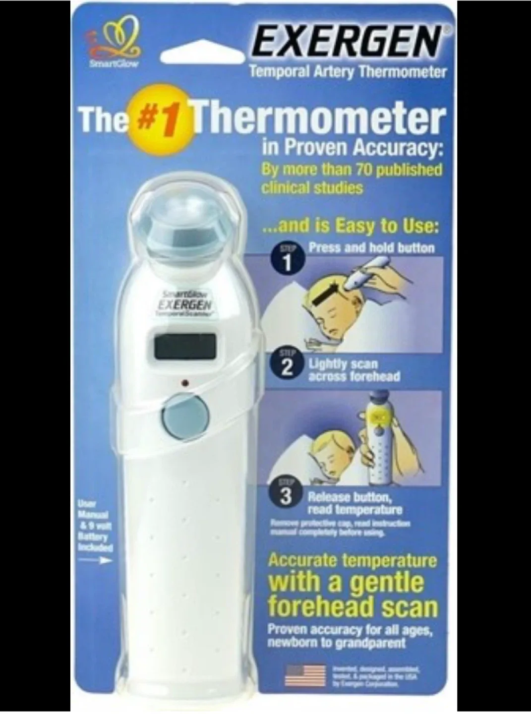 Exergen Temporal Artery Thermometer - New in Box thumbnail