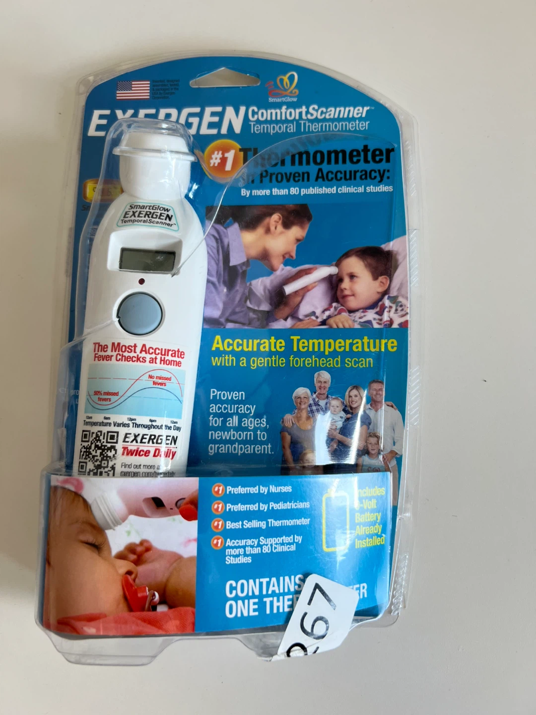 Exergen Temporal Artery Thermometer - New in Box - photo 3