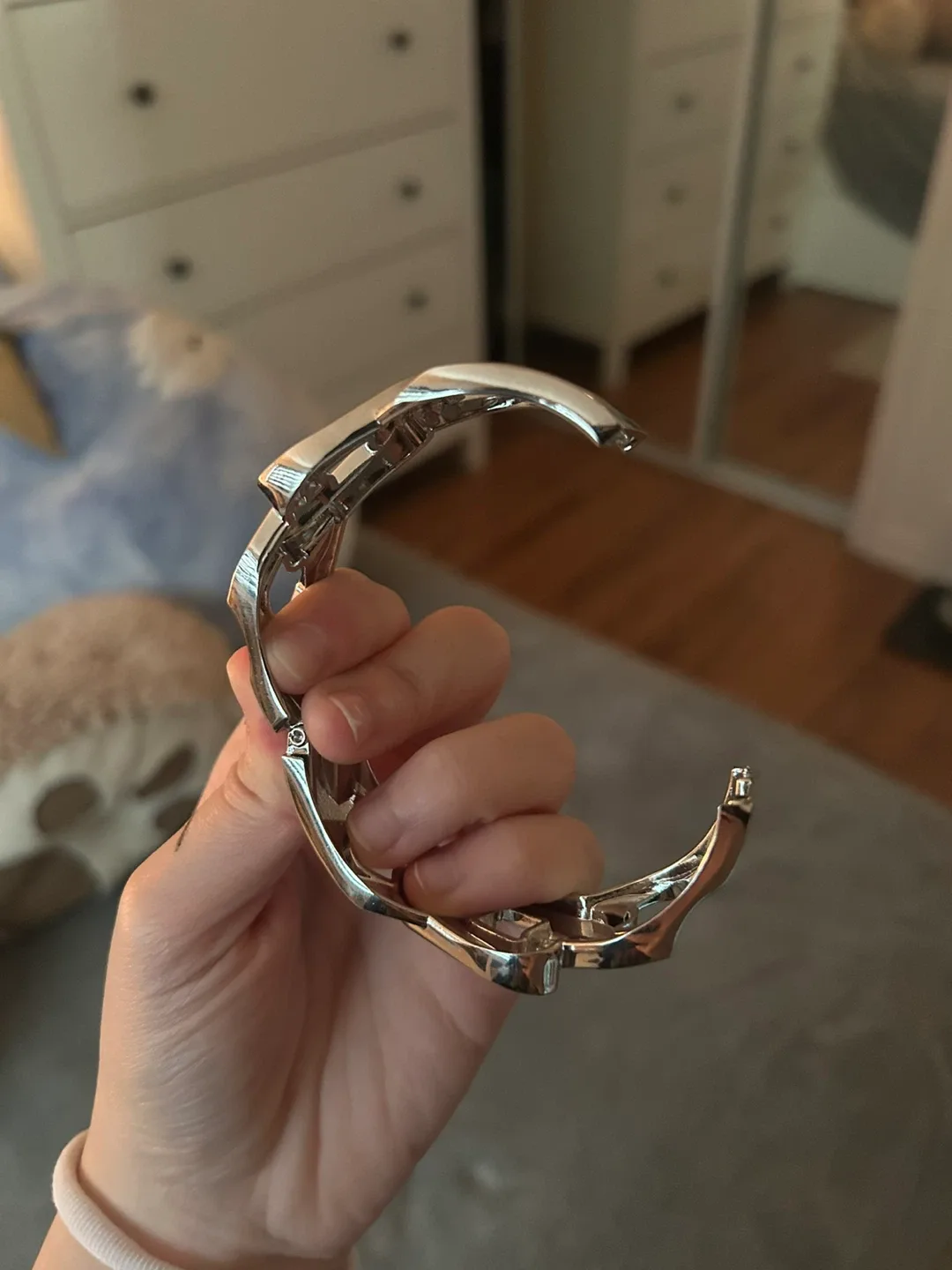 Silver Chain ClipOn Bracelet image indicator(2)