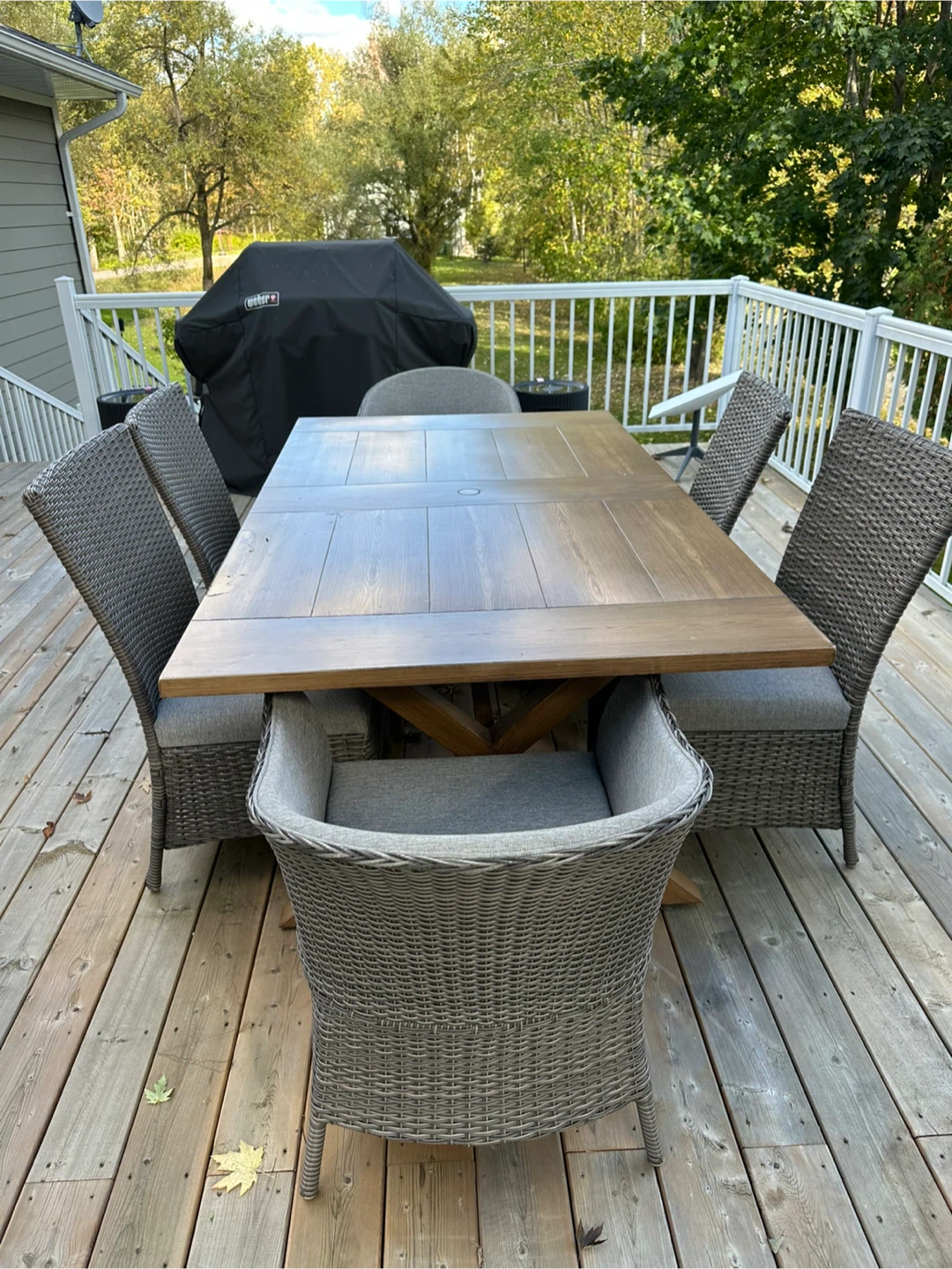 Outdoor Dining Set - Table and 6 Chairs