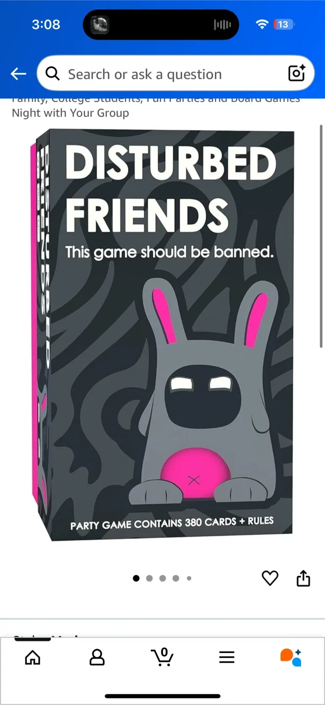 Disturbed Friends - Hilarious Party Game for Adults image indicator(3)
