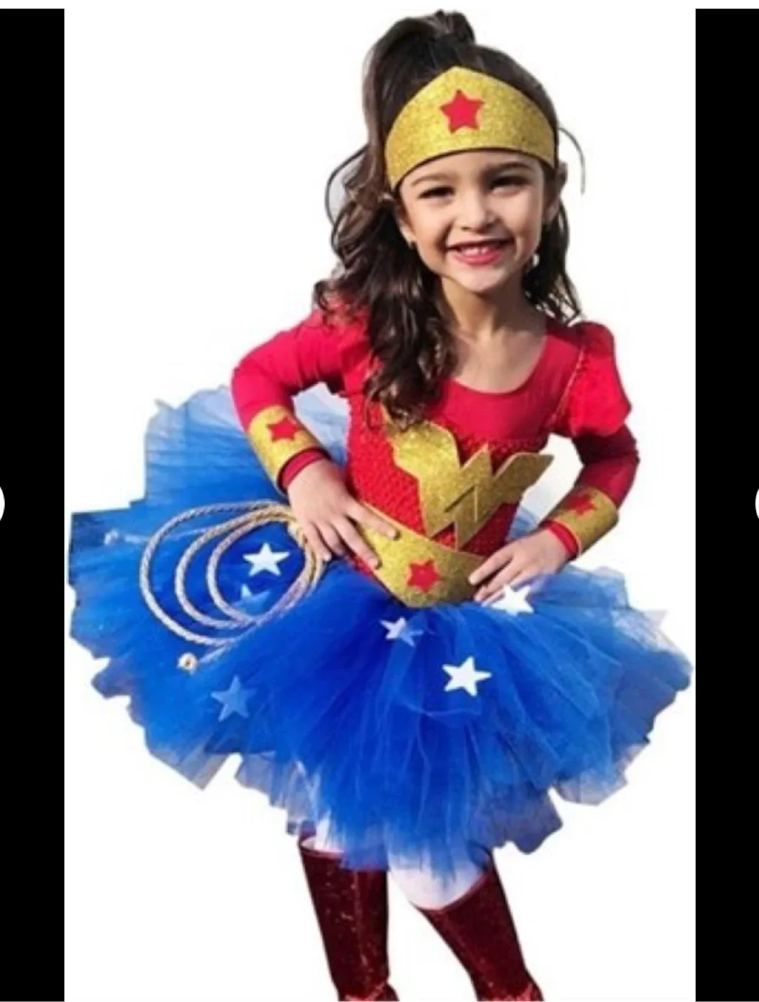 Wonder Woman Costume Dress with Accessories thumbnail
