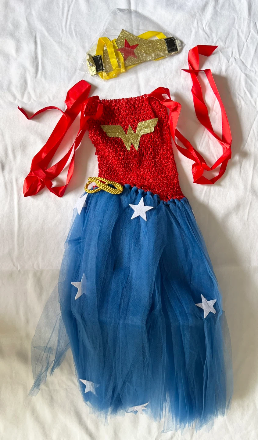 Wonder Woman Costume Dress with Accessories - photo 3
