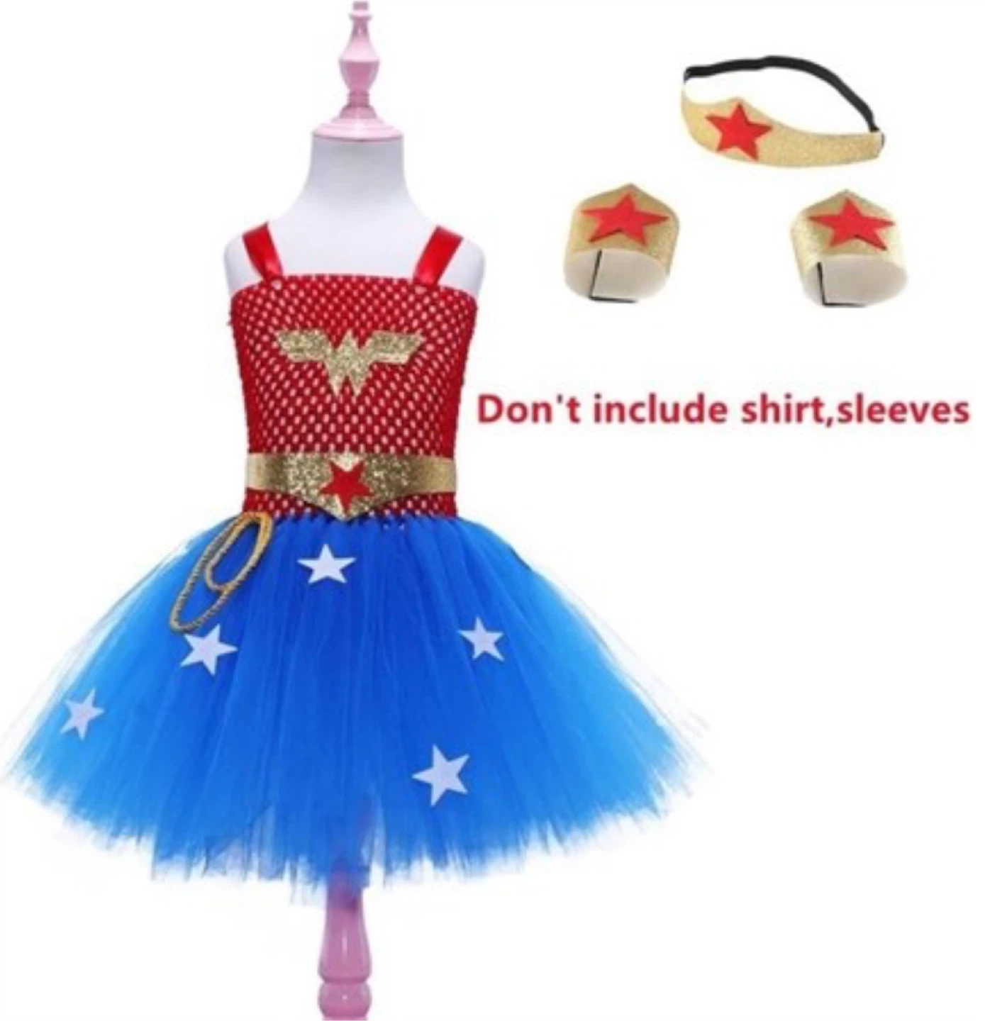 Wonder Woman Costume Dress with Accessories - photo 2