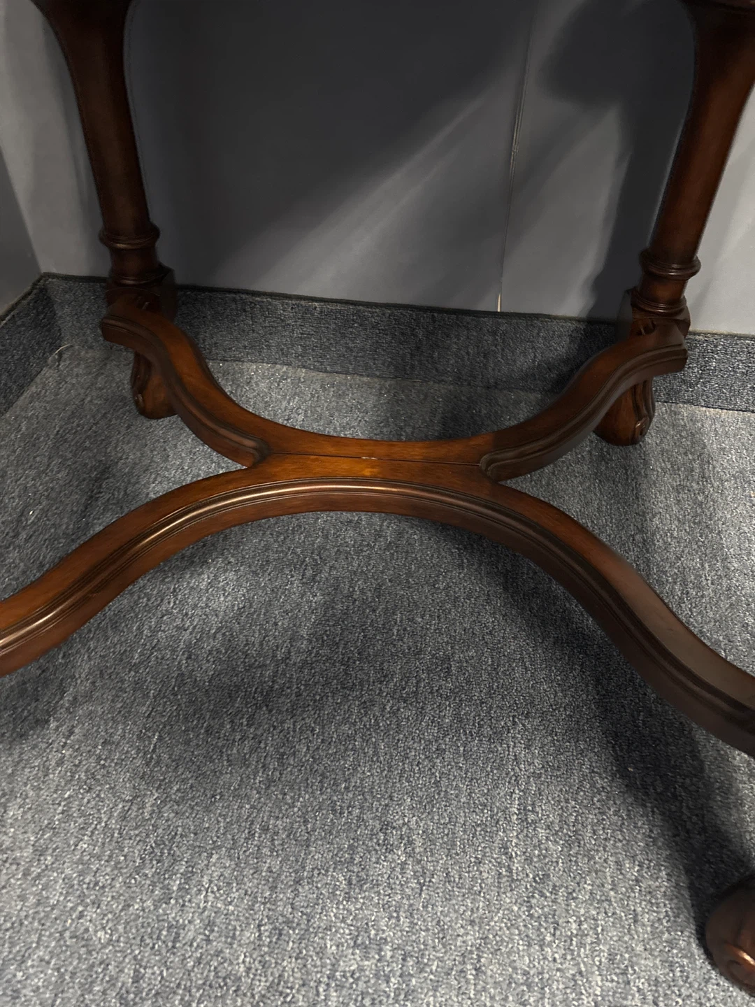 Vintage Wood End Table - photo 5