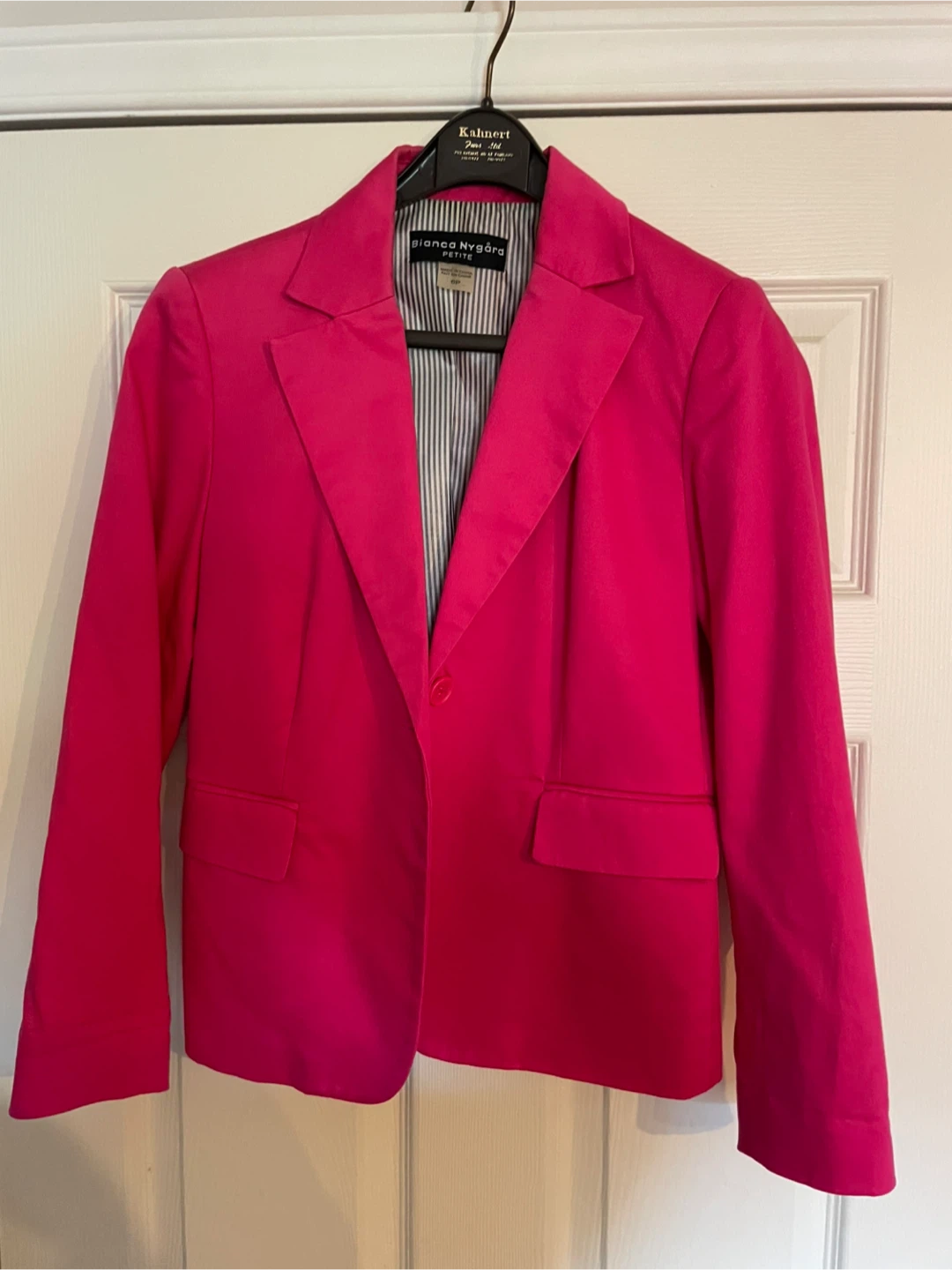 Bianca Nygård Petite Pink Blazer - Size 6P