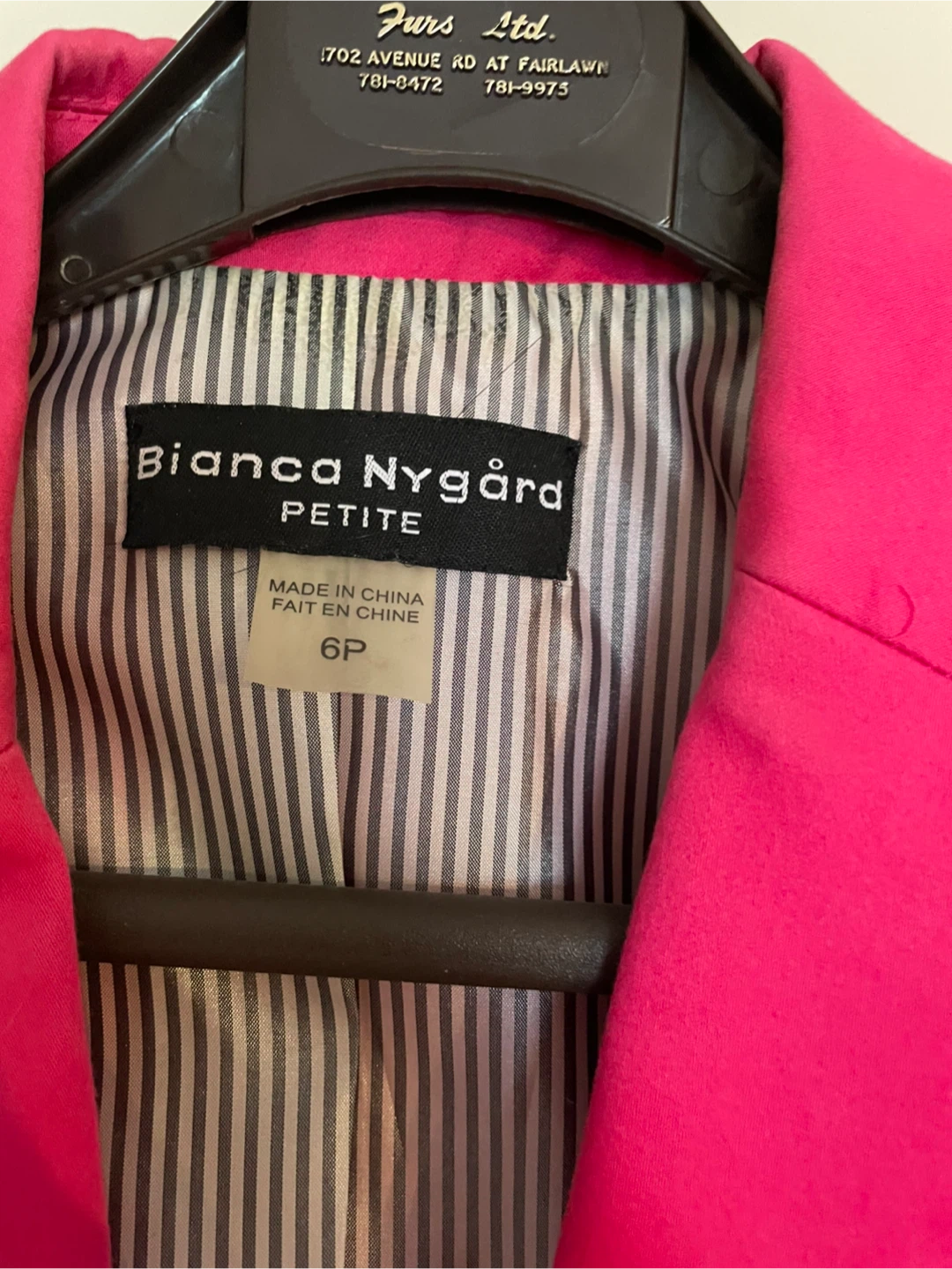 Bianca Nygård Petite Pink Blazer - Size 6P - photo 2