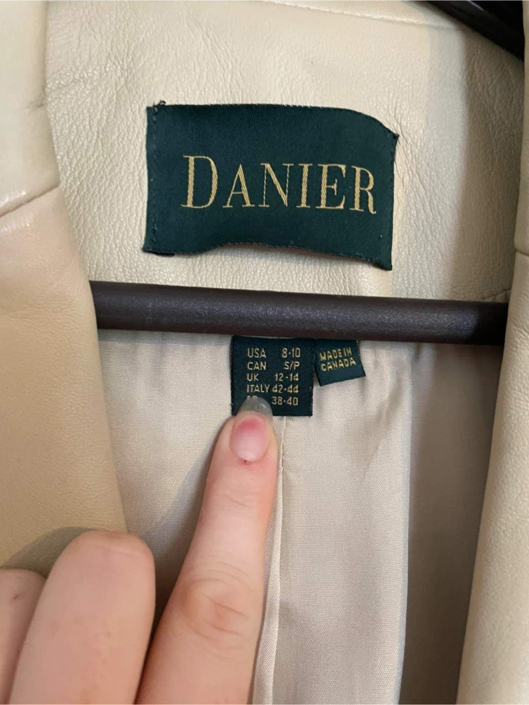 Danier Leather Jacket- Size S/P - photo 3