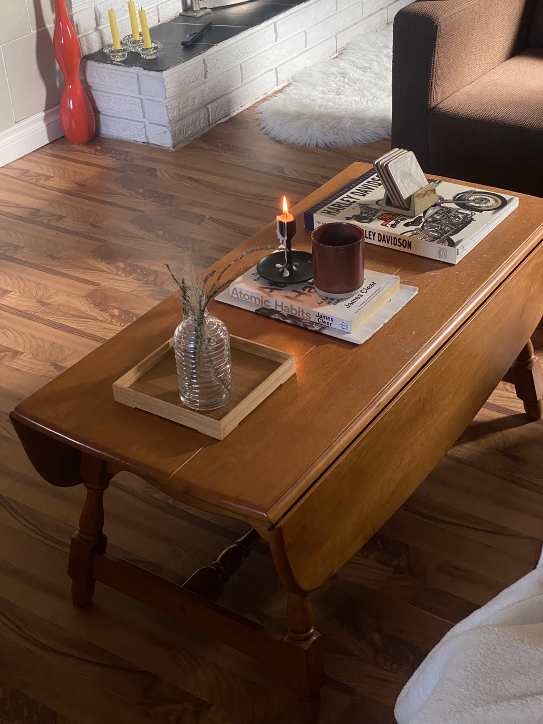 Vintage Drop Leaf Coffee Table - photo 4