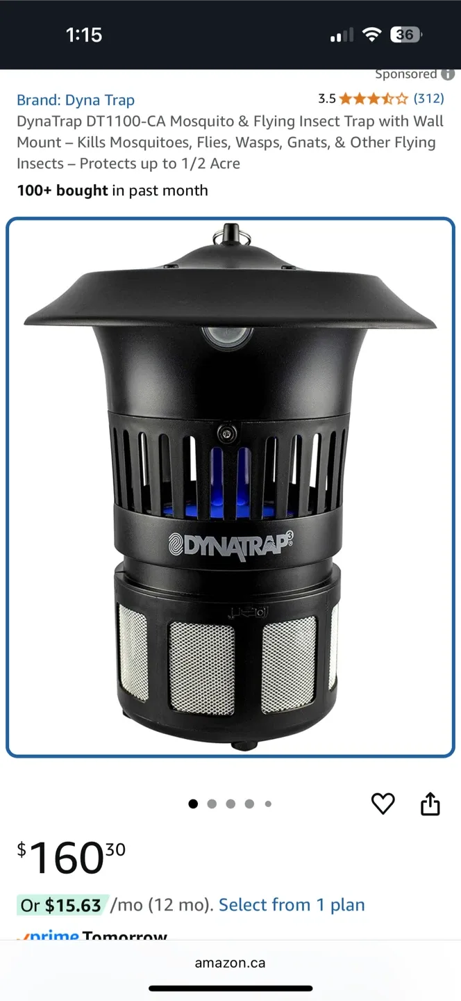 DynaTrap DT1100 Insect Trap - Mosquito Killer image indicator(4)