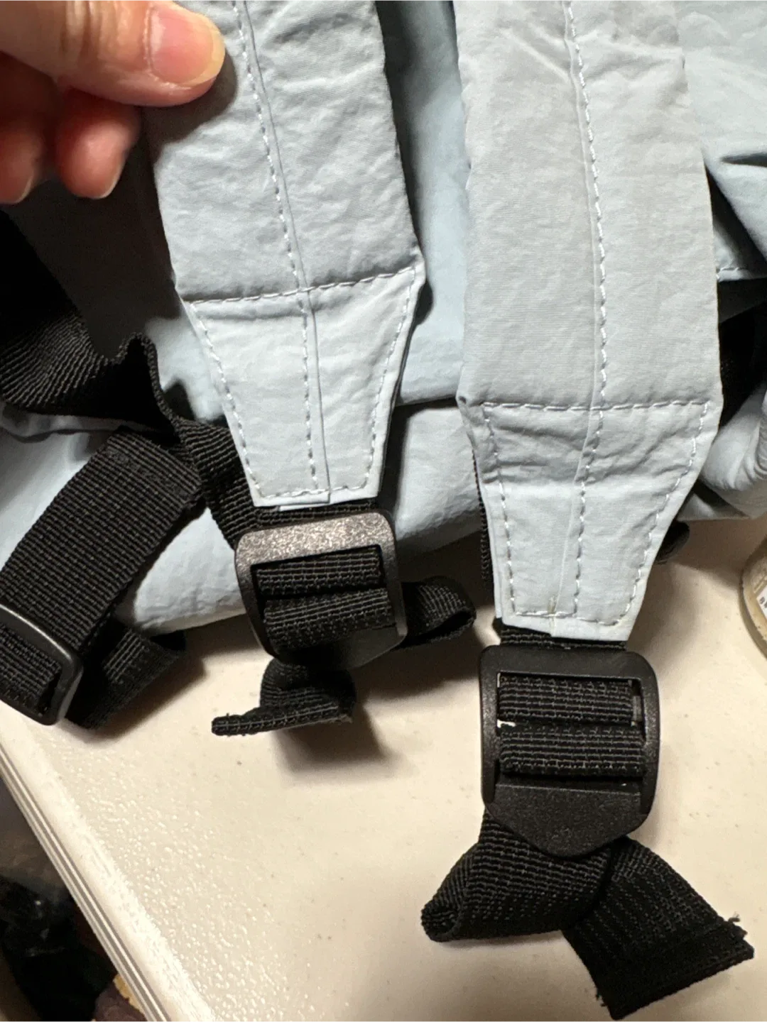 Brand New Korea Light Blue Backpack image indicator(4)