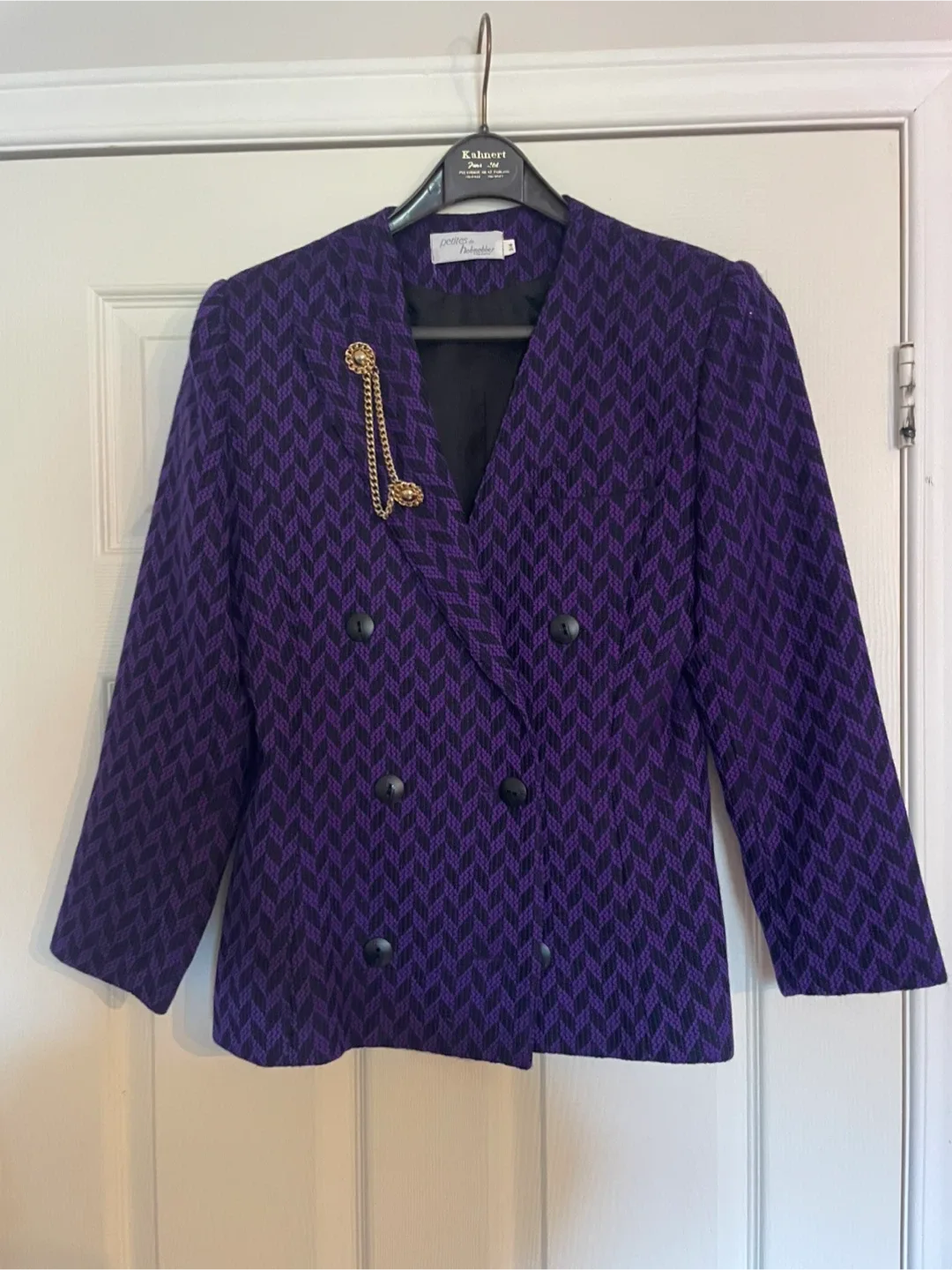 Petites de Hobnobber Purple Blazer - Size 3/4 thumbnail