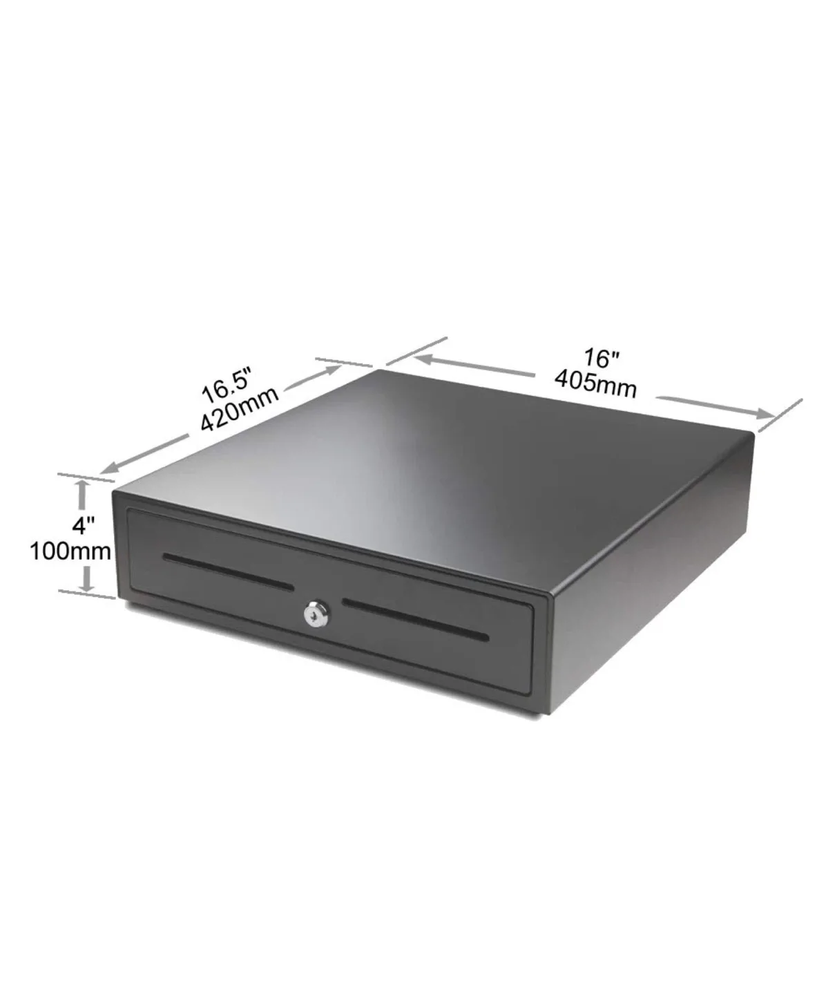 Black Cash Drawer 16" x 16.5" image indicator(2)