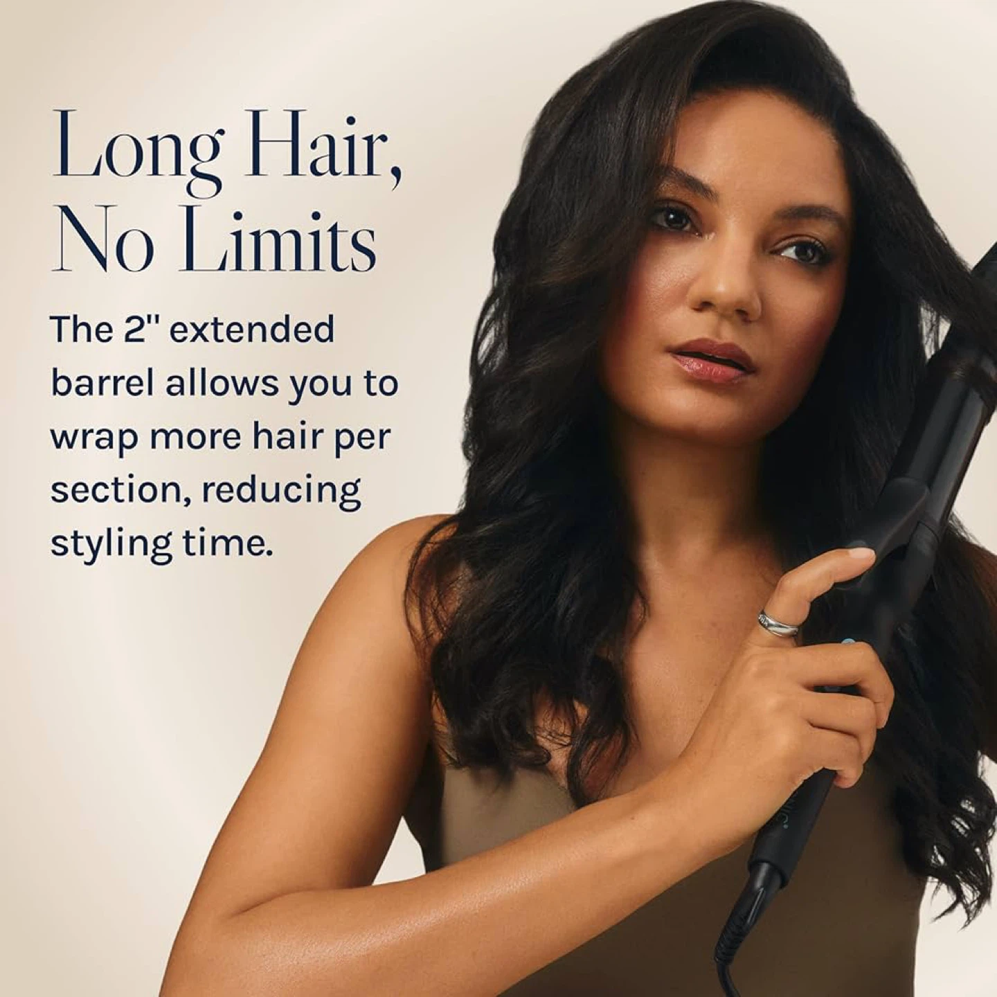 Ionic Long Barrel Styler - Black Curling Iron - photo 2