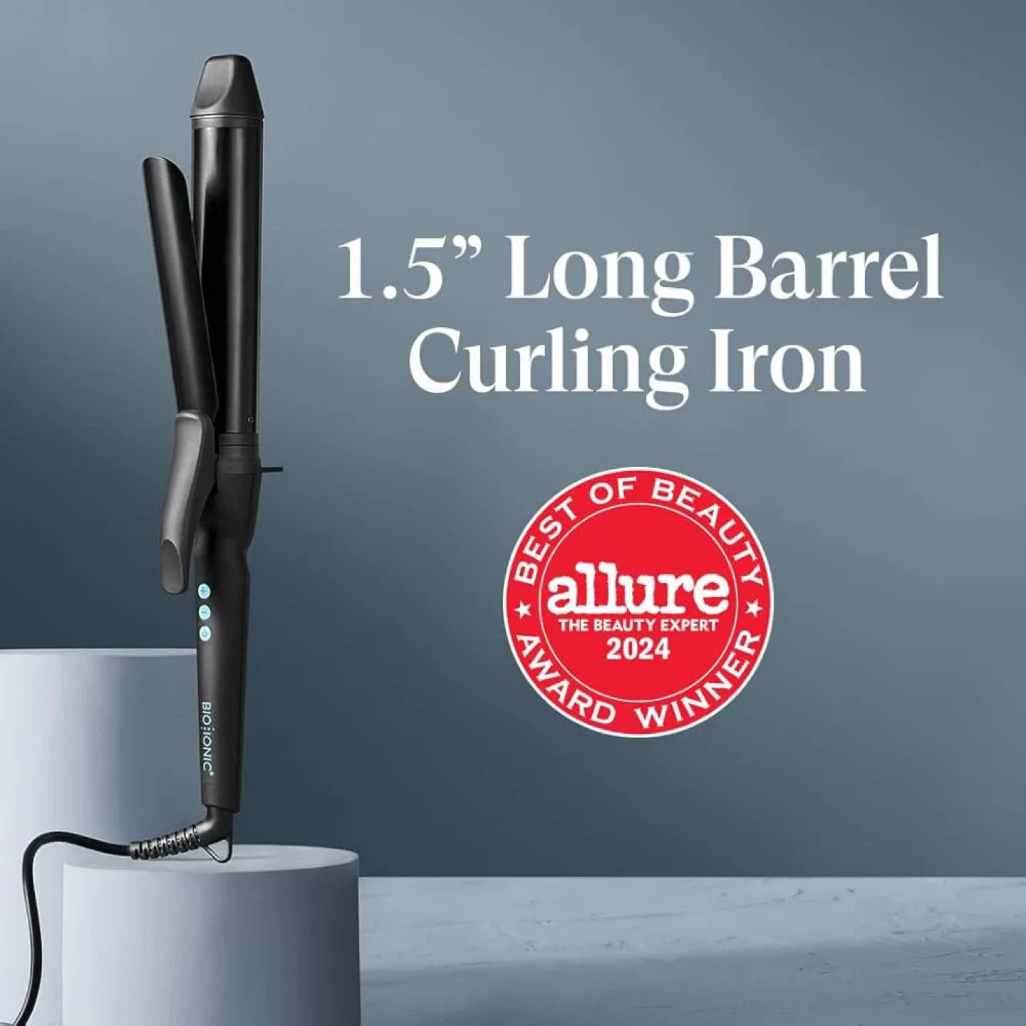 Ionic Long Barrel Styler - Black Curling Iron image indicator(8)