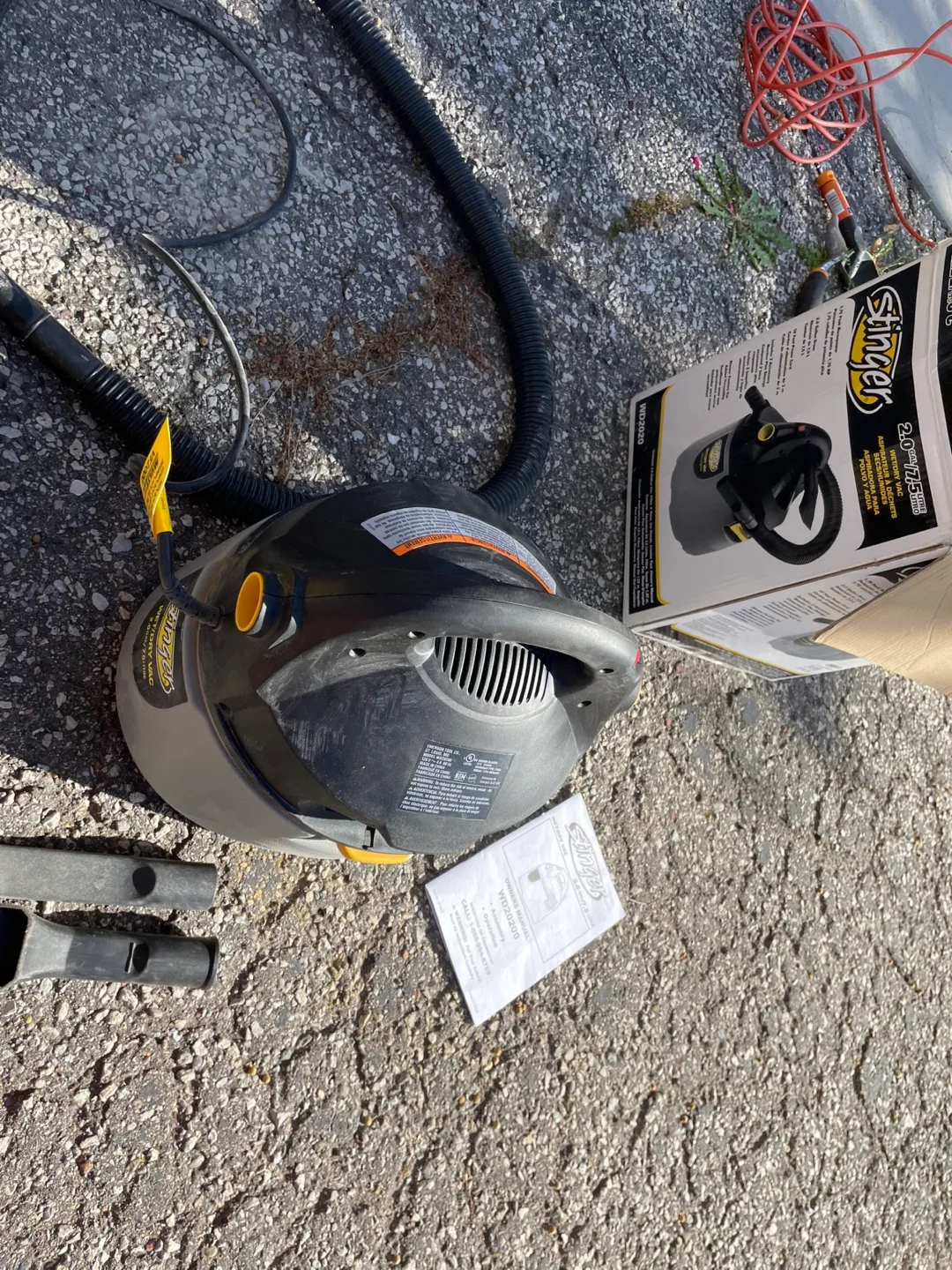 Stinger 2.0 Gal Wet/Dry Vac