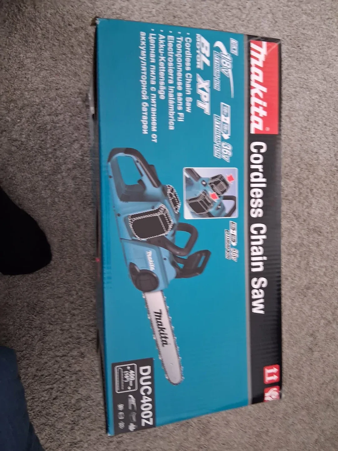 Makita 36V (18Vx2) LXT 16-inch Cordless Chainsaw