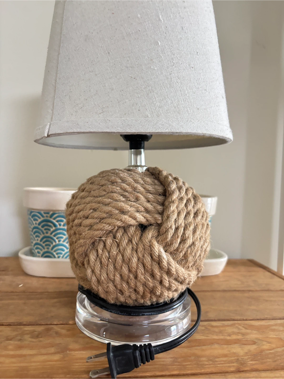 Rope Knot Table Lamp - photo 3