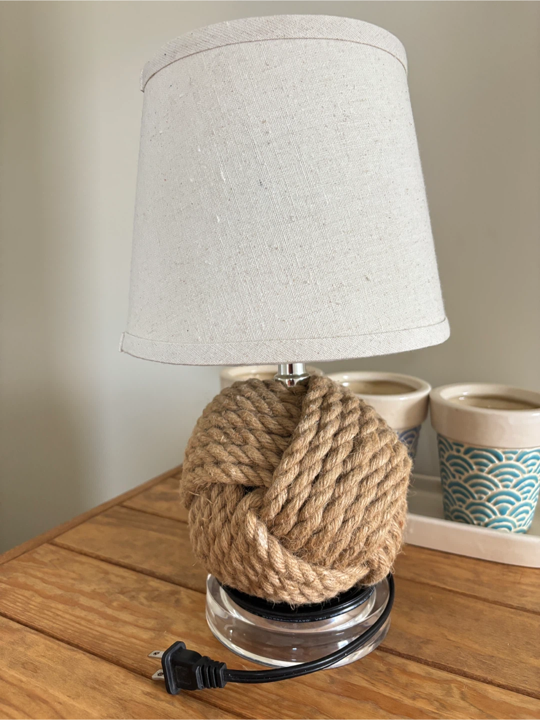 Rope Knot Table Lamp - photo 2