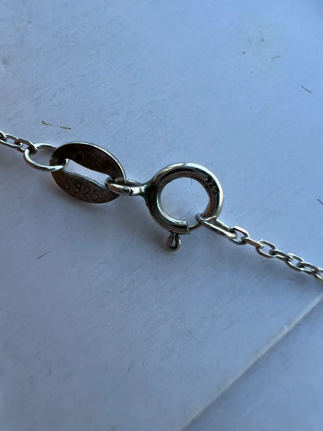 S925 Silver White jade Pendant Necklace image indicator(4)