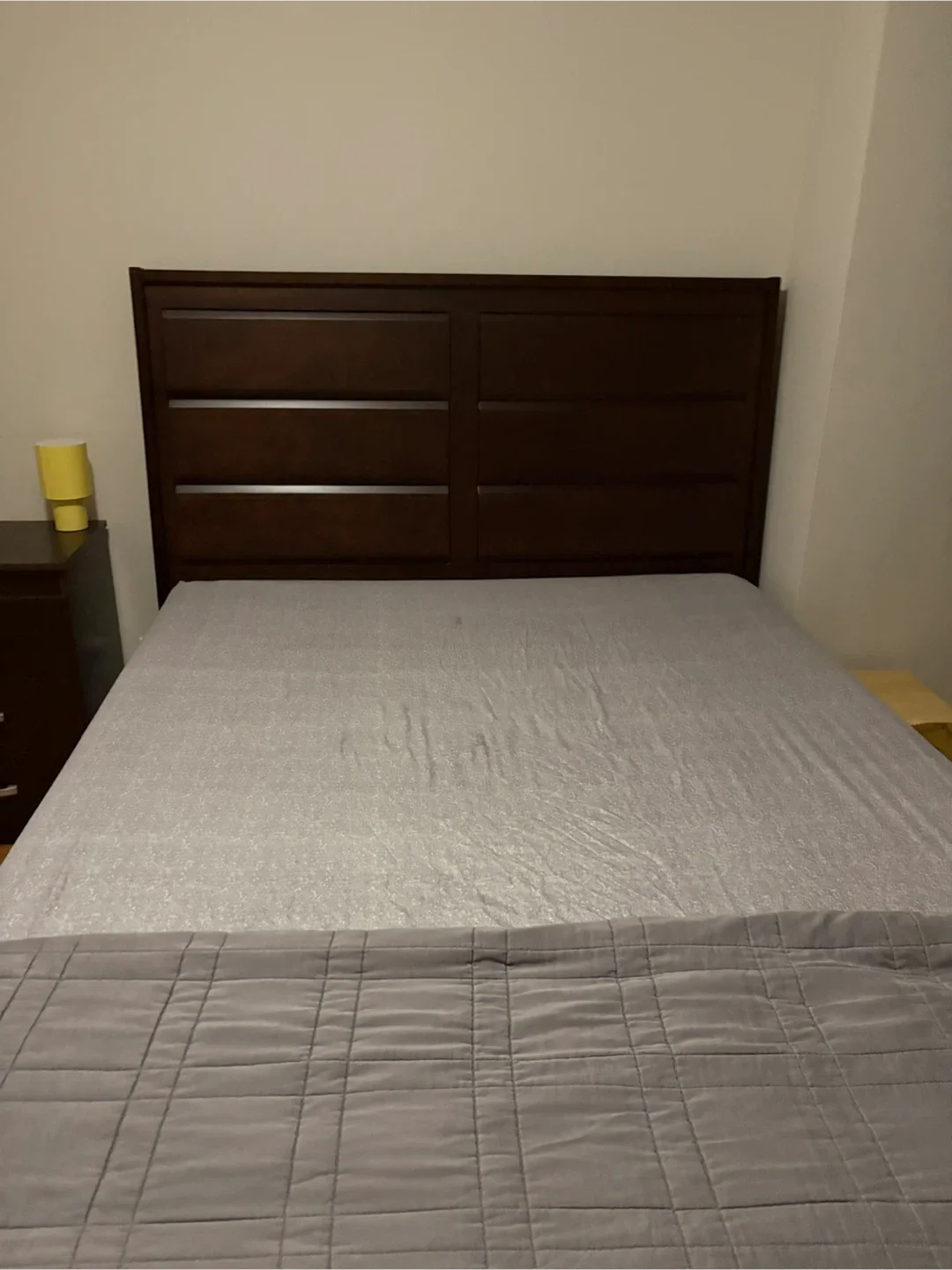 Dark Wood Queen Size Bed Frame image indicator(3)