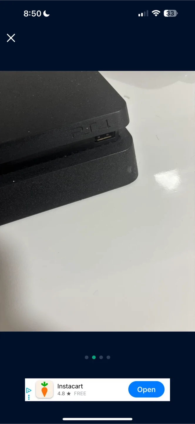 PlayStation 4 Slim 1TB Black Console image indicator(3)