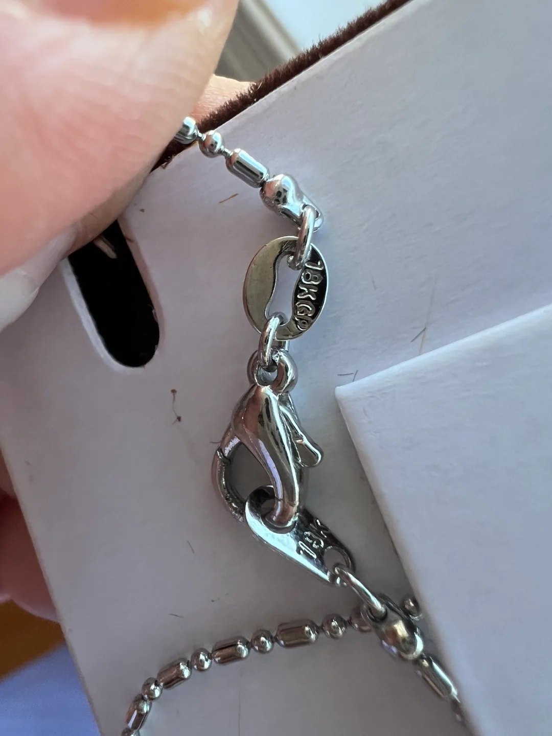 Green Jade 18k gold plated  Necklace image indicator(5)