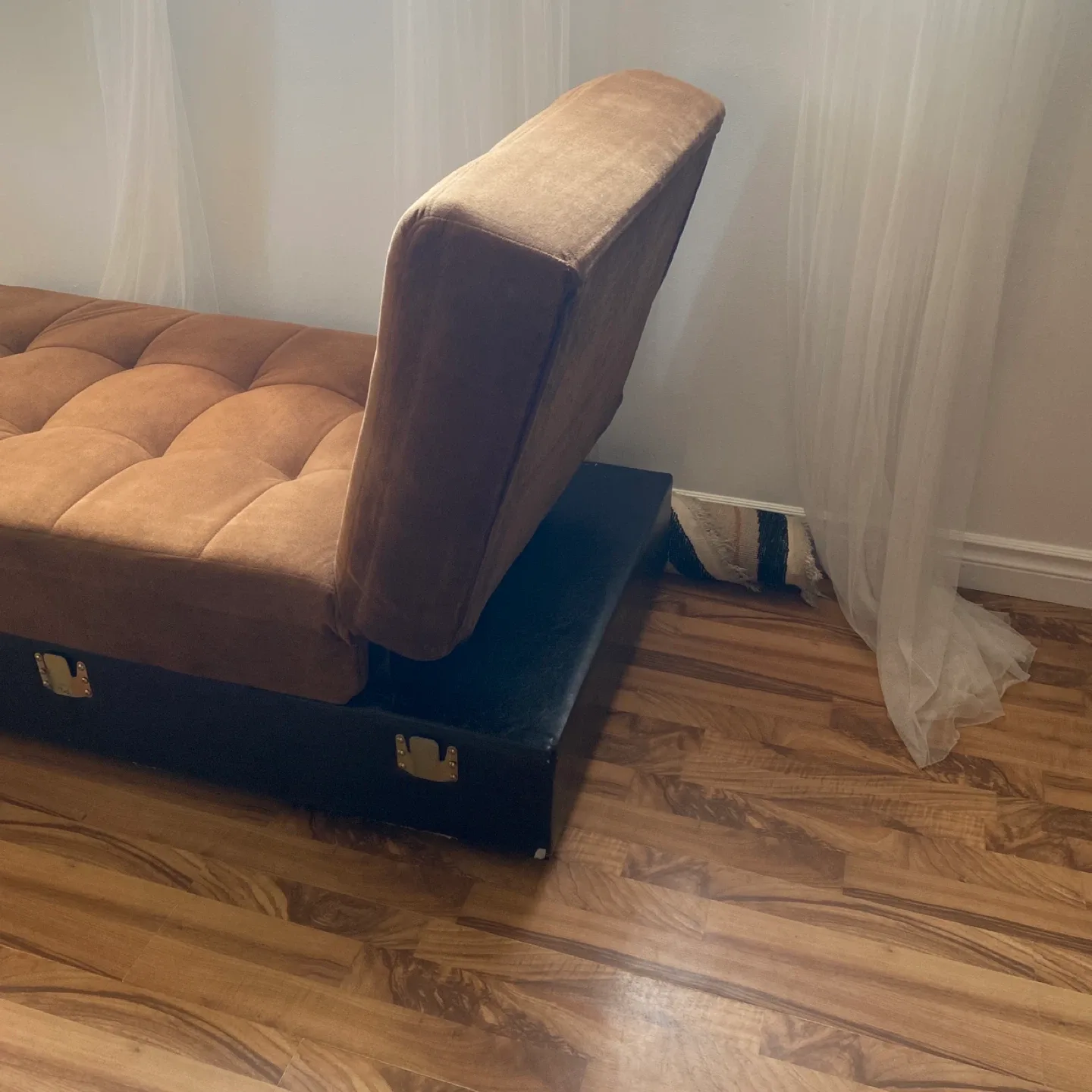 Brown Tufted Futon image indicator(3)