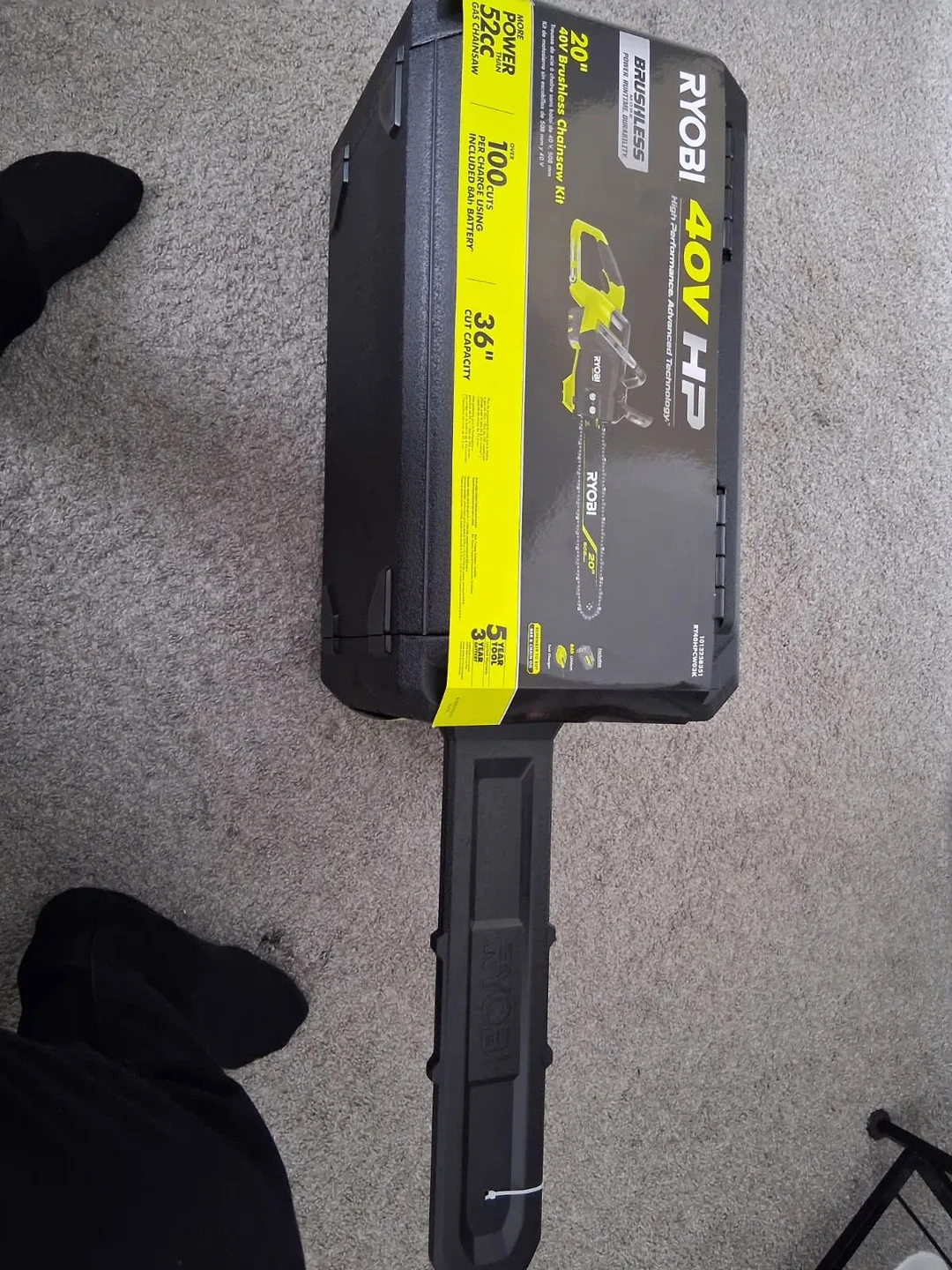 Ryobi 40V HP Brushless Cordless Chainsaw Kit