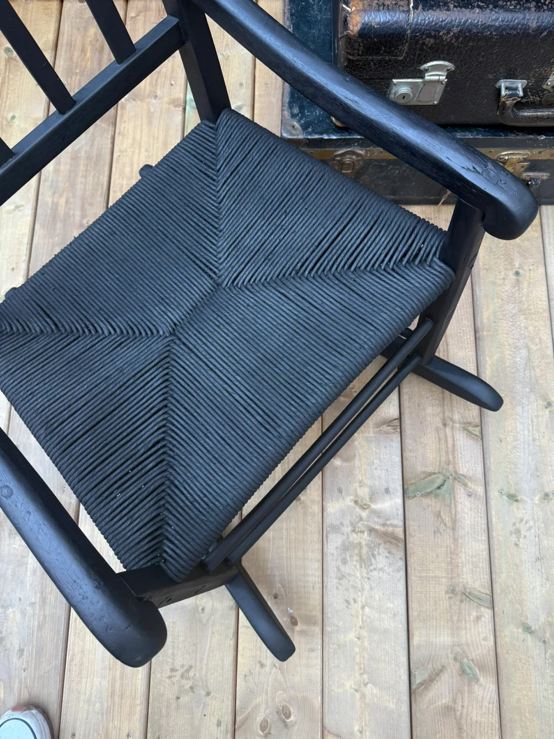 Black Antique Rocking Chair image indicator(2)