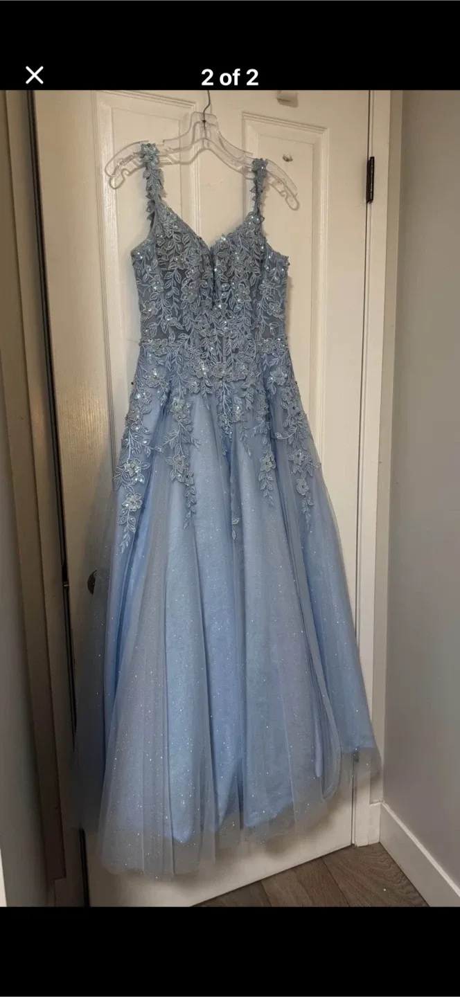 Light Blue Prom Dress image indicator(2)